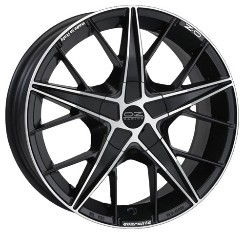 Купить Oz WHS069002 Quaranta 4 16/7 ET42 Matt black + diamond cut