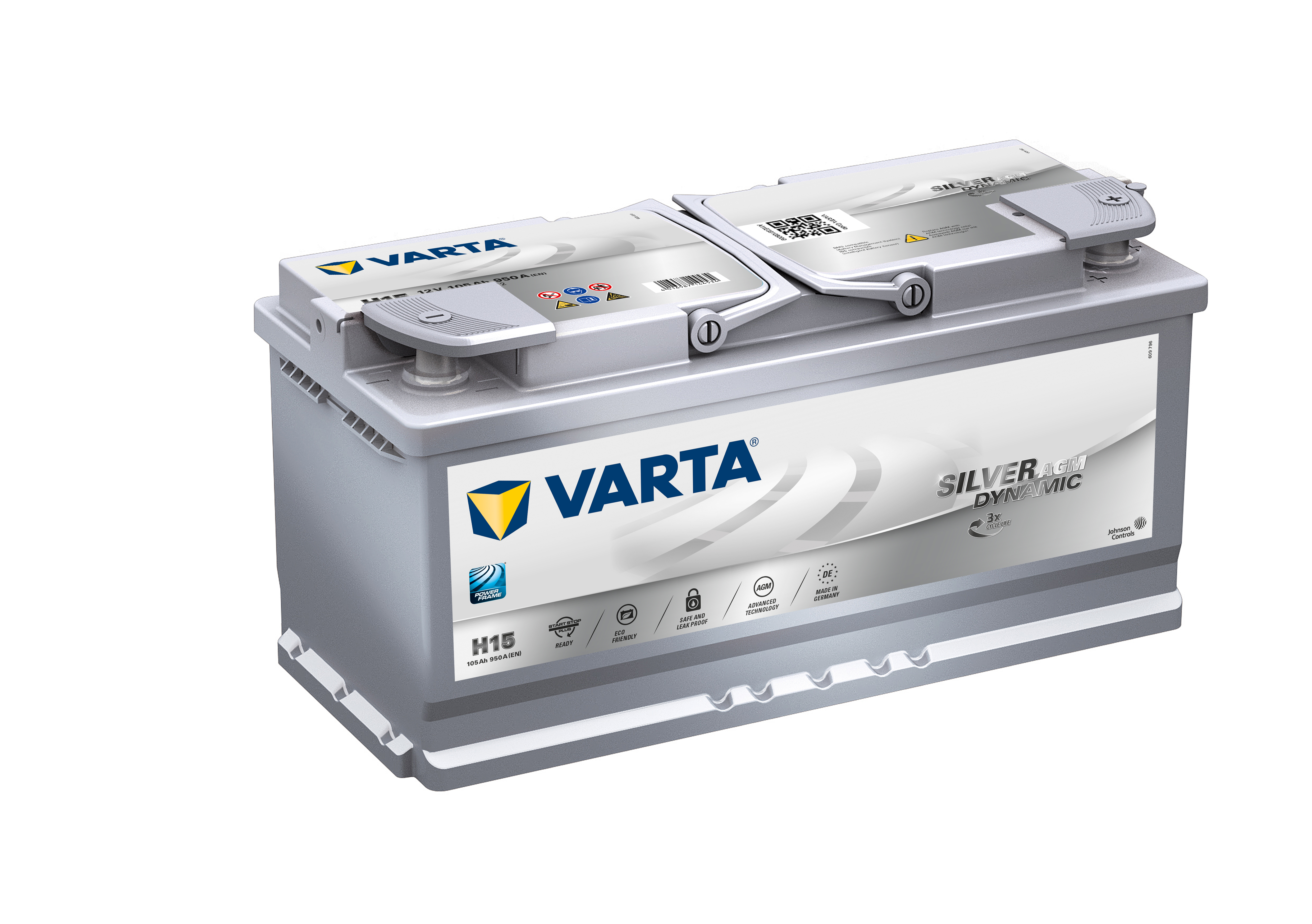 Аккумулятор автомобильный 105. Varta Silver Dynamic AGM 605 901 095 h15. Varta AGM 80ah. 605901095 Varta. Varta AGM Silver Dynamics 105.
