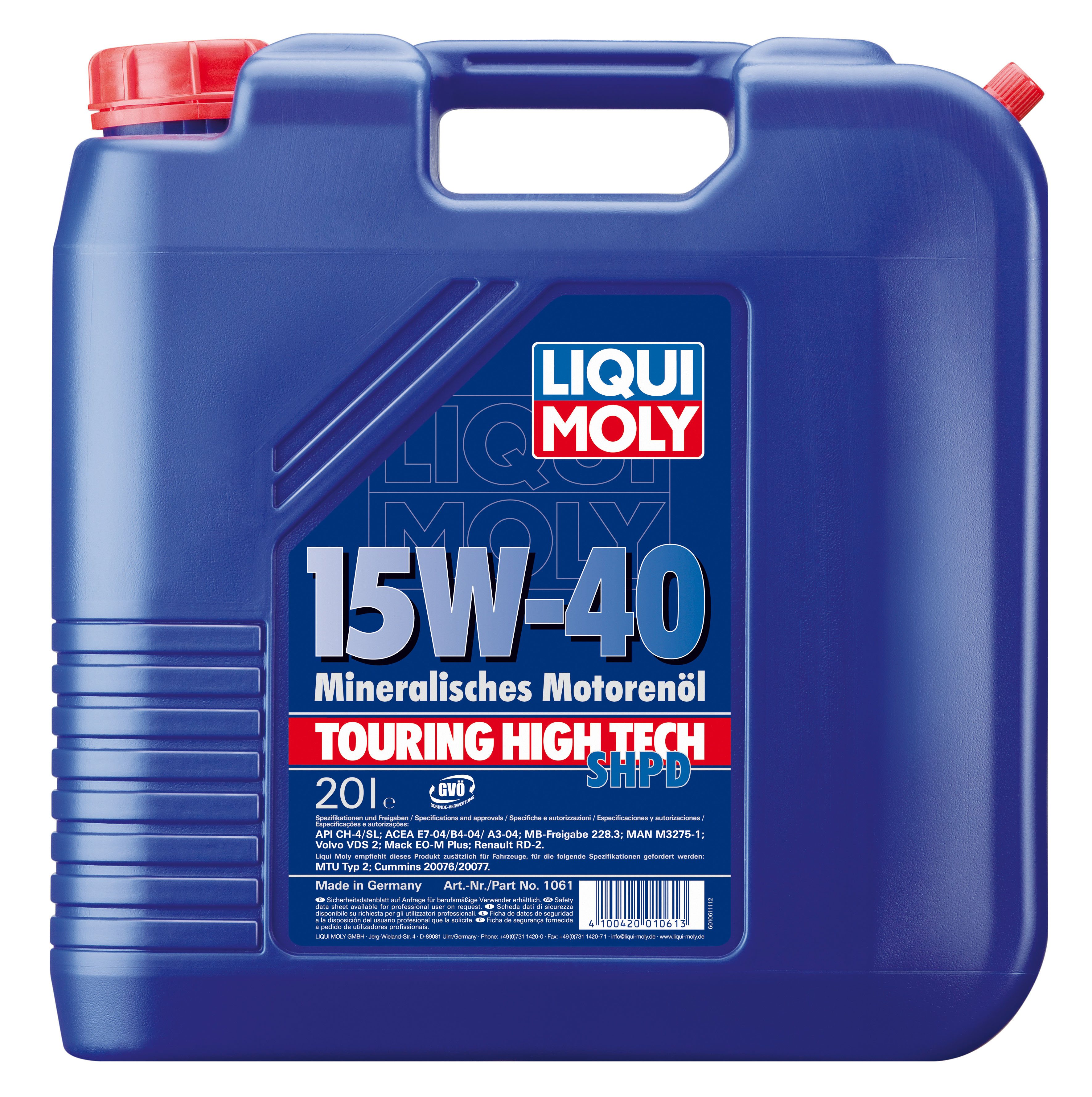Купить Liqui moly 1061 Fanfaro TSX 10W-40, 1л