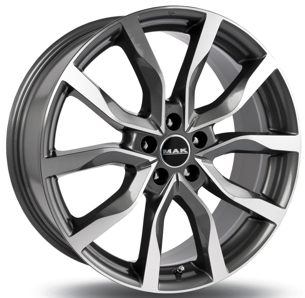 Купить Mak WHS102046 Highlands 19/8 ET38 Gun metallic - mirror face