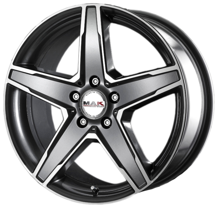 Купить Mak WHS102109 Stern 16/7,5 ET45,5 Gun metallic - mirror face